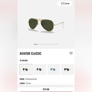 Ray Ban Aviator 55
